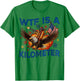 WTF is A Kilometer Funny Hot Dog Riding Eagle 4th of July T-Shirt - T-Shirt | Irish Green