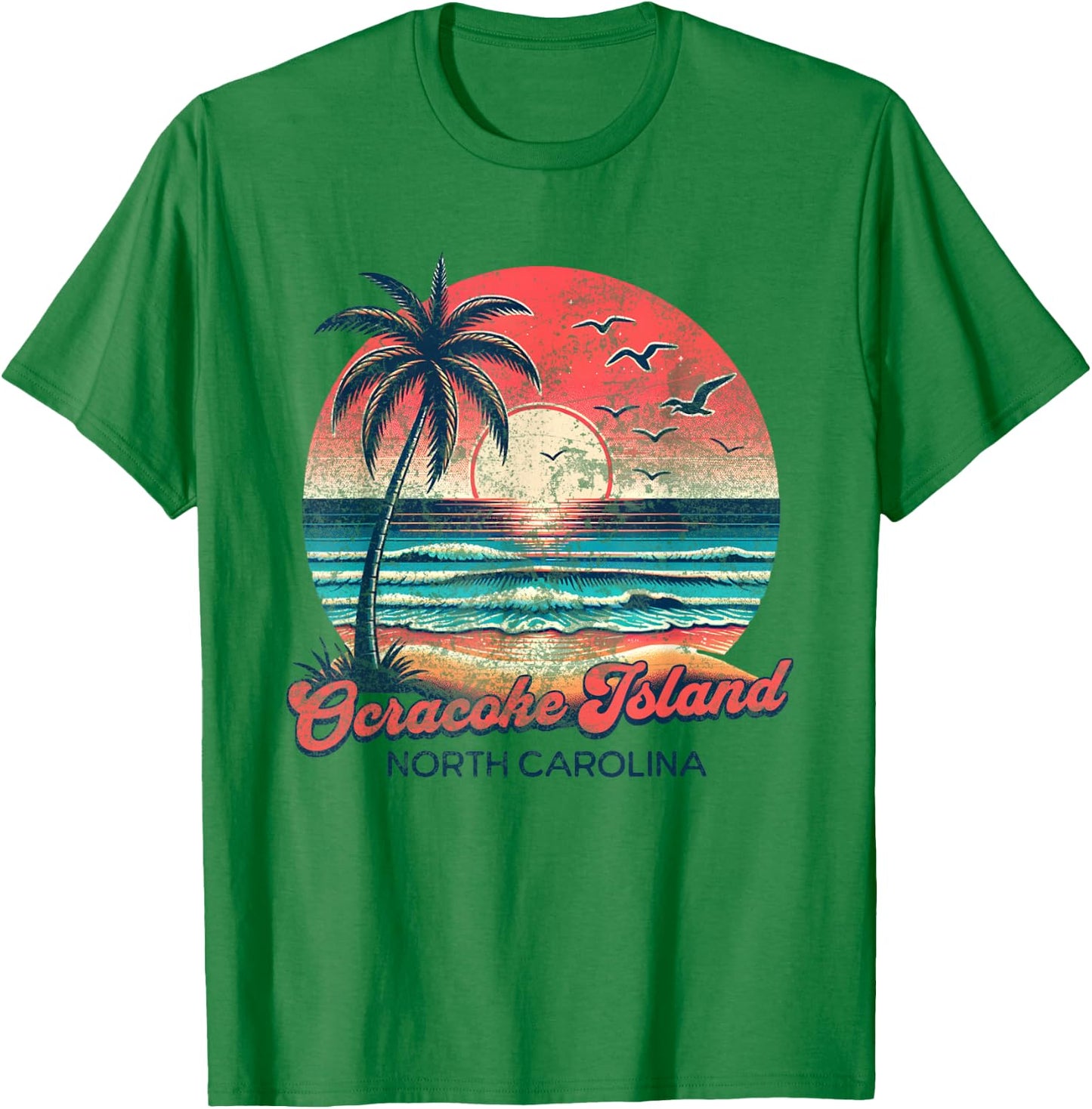Ocracoke Island T-Shirt - T-Shirt | Irish Green