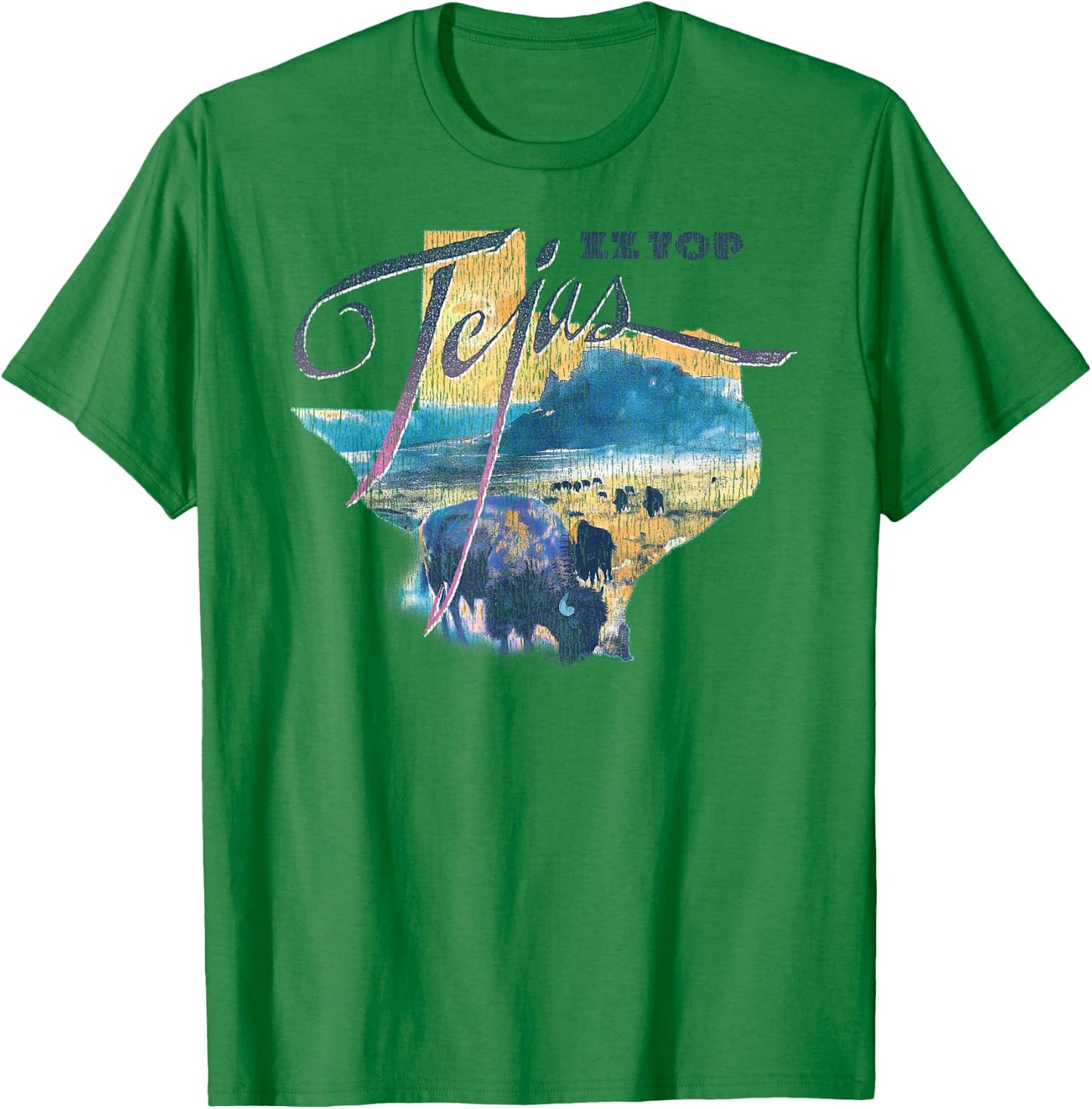 ZZ Top Tejas , white, S T-Shirt - T-Shirt | Irish Green