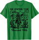 He Owns The Cattle On A Thousand Hills Funny Cow T-Shirt - T-Shirt | Irish Green