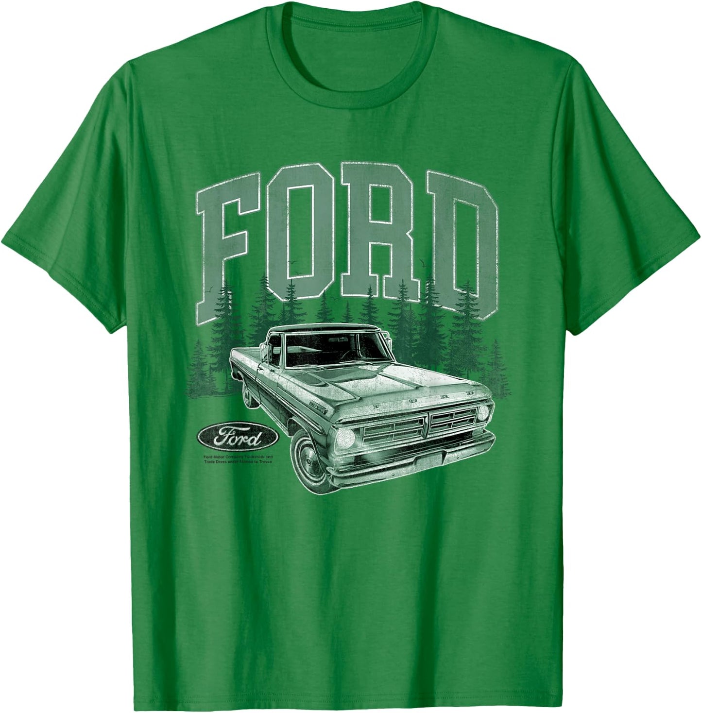 Ford Trucks F150 Pickup Forest T-Shirt - T-Shirt | Irish Green