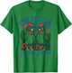 Chicka Boom Boom Patriotic Chicken 4th of July USA Design T-Shirt - T-Shirt | Irish Green