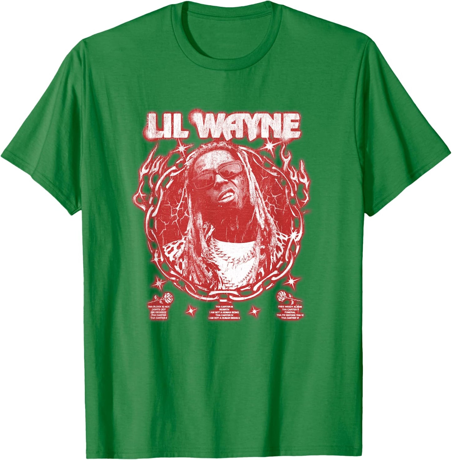Lil Wayne Bling Official T-Shirt - T-Shirt | Irish Green