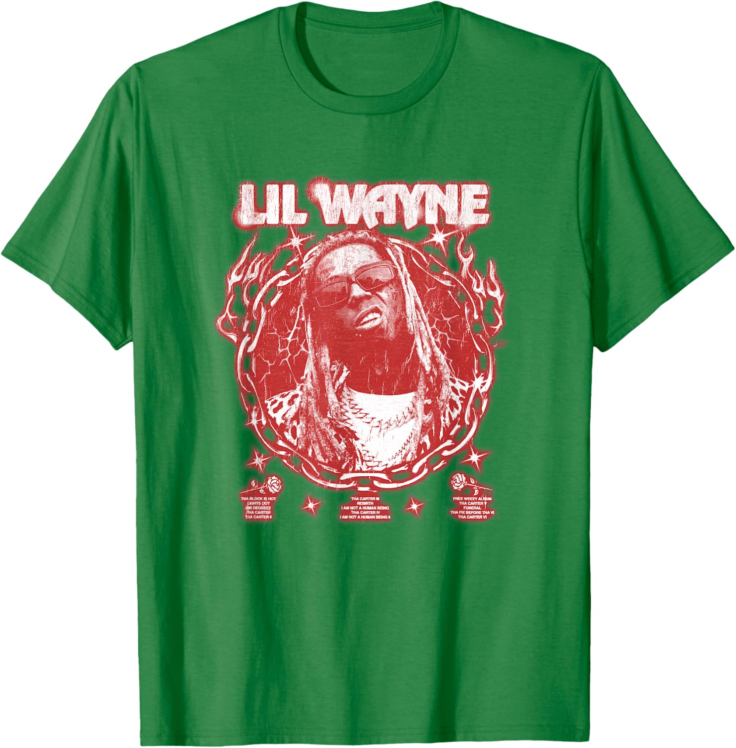 Lil Wayne Bling Official T-Shirt - T-Shirt | Irish Green