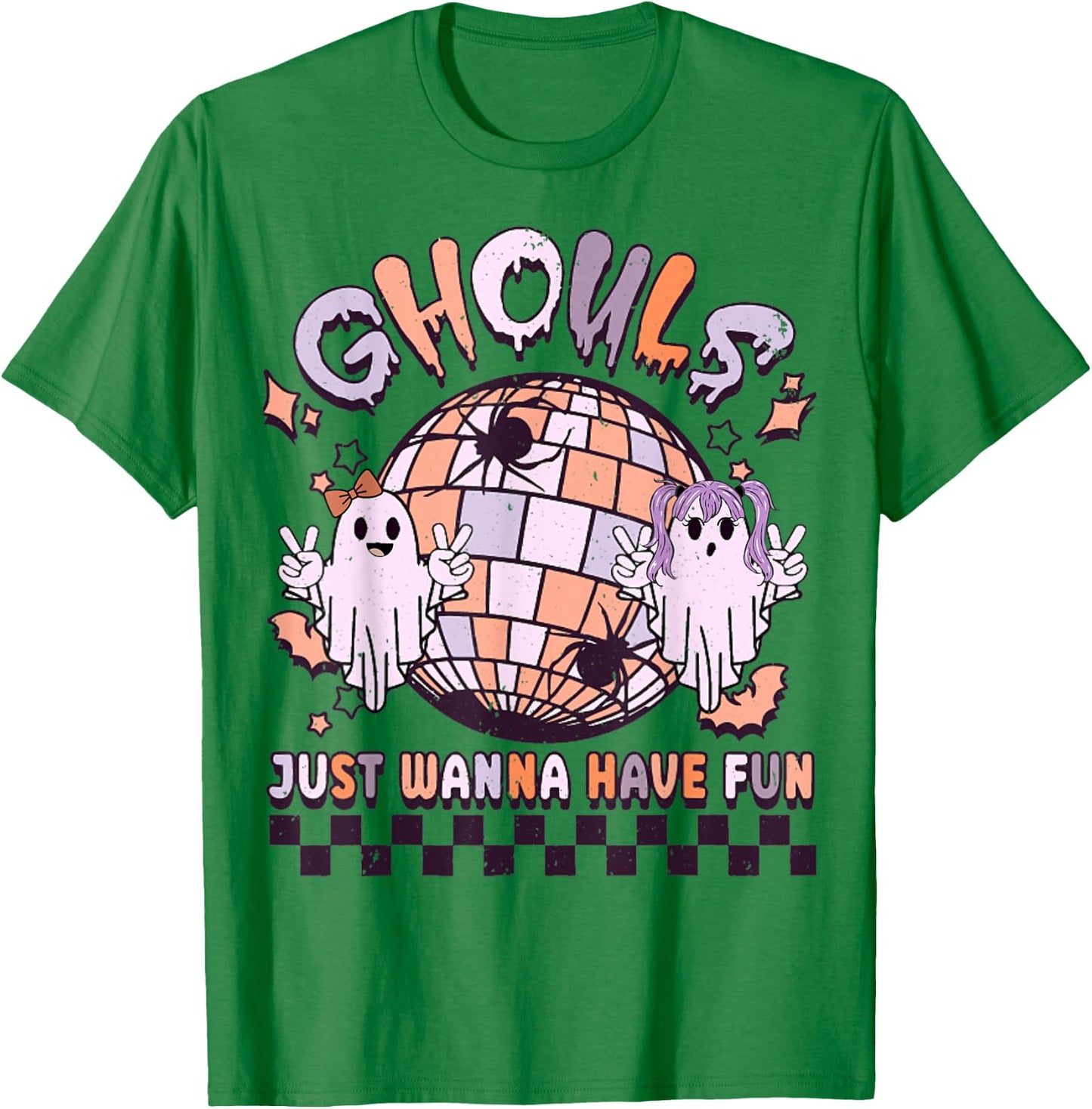 Ghouls Just Wanna Have Fun Women's Retro Halloween Costume T-Shirt - T-Shirt | Irish Green