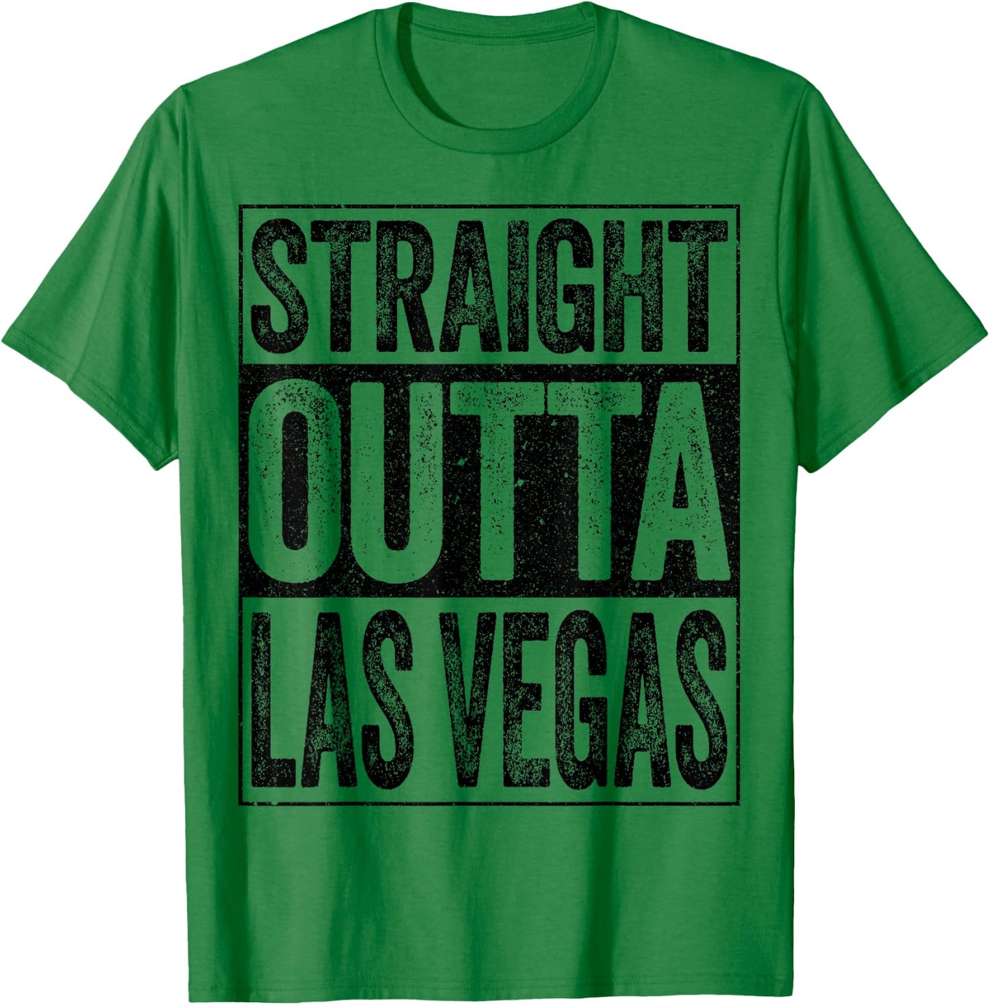 Straight Outta Las Vegas Shirt Men Women Kids Nevada State T-Shirt - T-Shirt | Irish Green