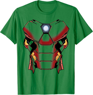 Marvel Iron Man Costume Halloween , Red, S T-Shirt - T-Shirt | Irish Green