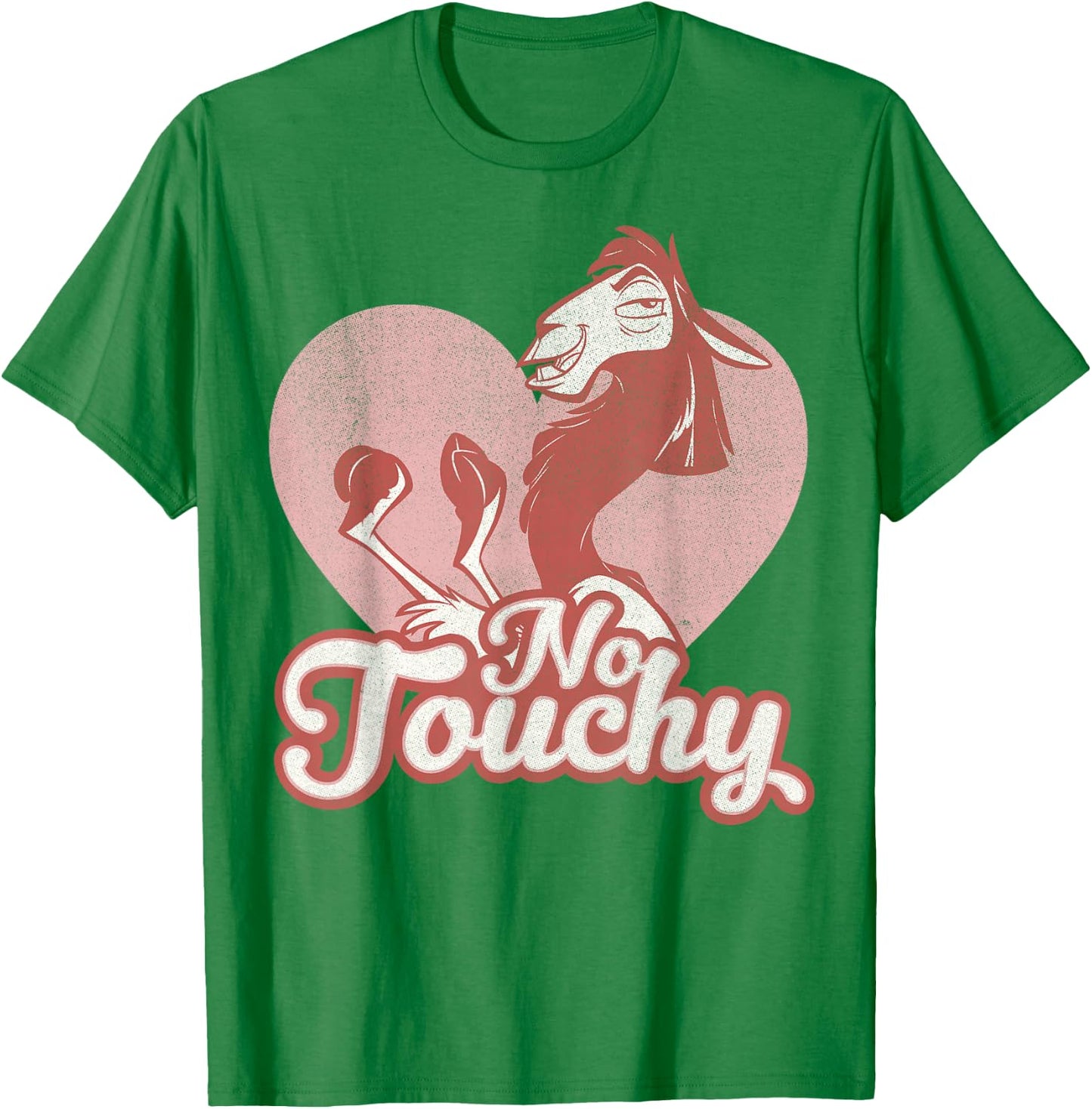 Disney The Emperor's New Groove Valentine's Day No Touchy T-Shirt - T-Shirt | Irish Green
