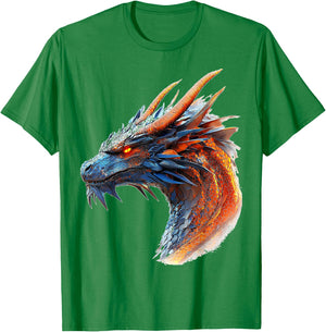 Dragon Drake Mythical Illustration Dragon Drake , white, S T-Shirt - T-Shirt | Irish Green
