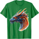 Dragon Drake Mythical Illustration Dragon Drake , white, S T-Shirt - T-Shirt | Irish Green