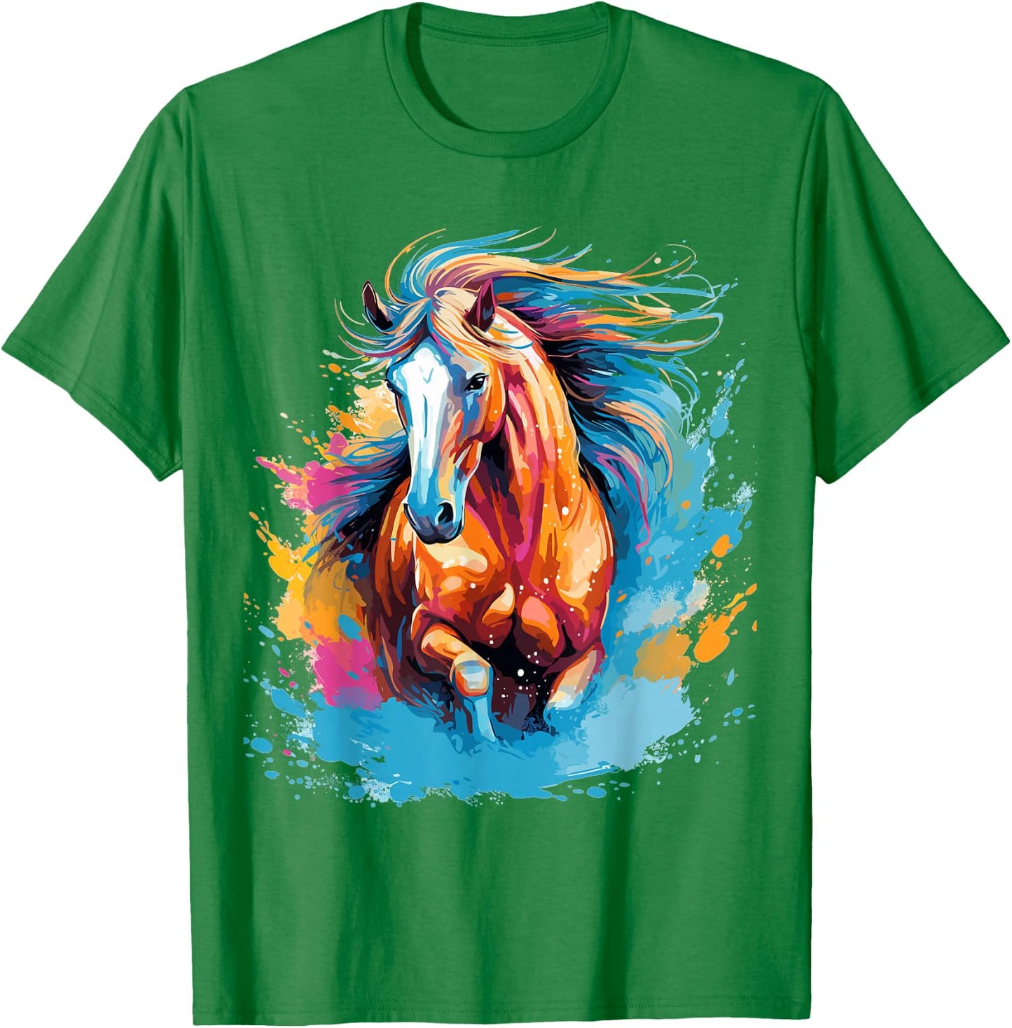 Pferd Reiten Dressur Springen Reiterhof T-Shirt - T-Shirt | Irish Green