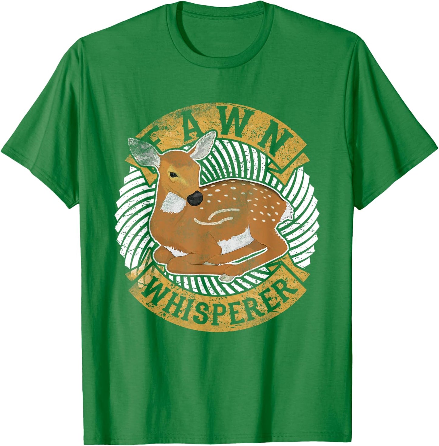 Fawn Whisperer Costume Roe Whitetail Deer Lover T-Shirt - T-Shirt | Irish Green