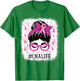 CNA Certified Nursing Assistant Breast Cancer Awareness T-Shirt - T-Shirt | Irish Green