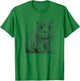 Wombat Pencil Drawing , White T-Shirt - T-Shirt | Irish Green