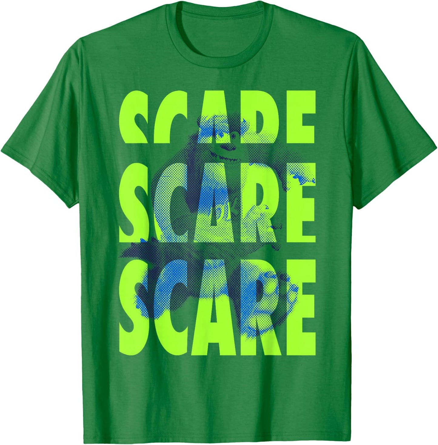 Disney Pixar Monsters University Sulley Run Scare T-Shirt - T-Shirt | Irish Green