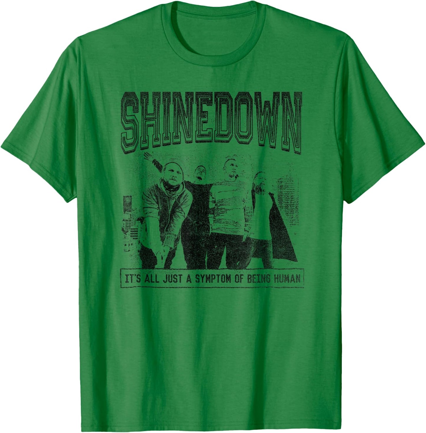 Shinedown Being Human , white, S T-Shirt - T-Shirt | Irish Green