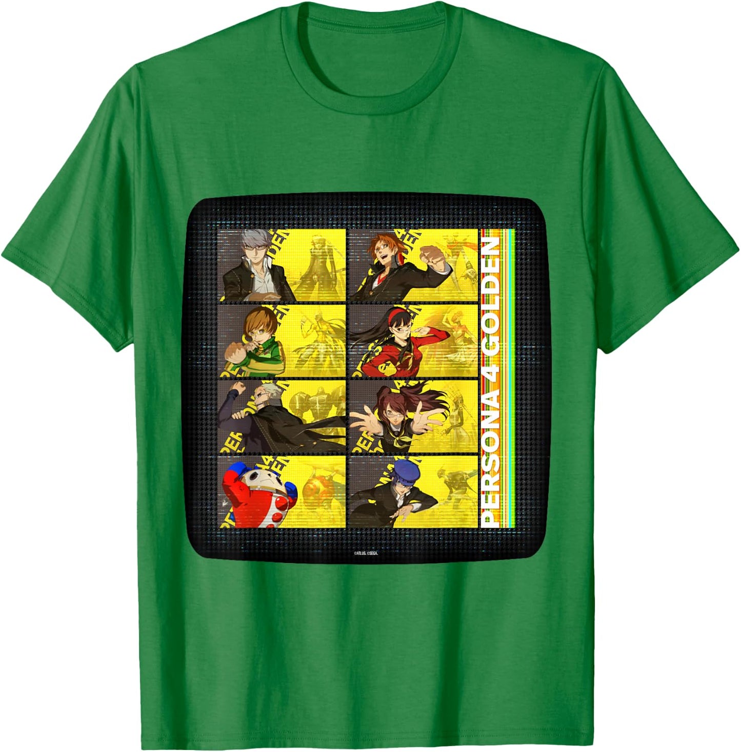 ATLUS Persona 4 Golden: TV Static T-Shirt - T-Shirt | Irish Green