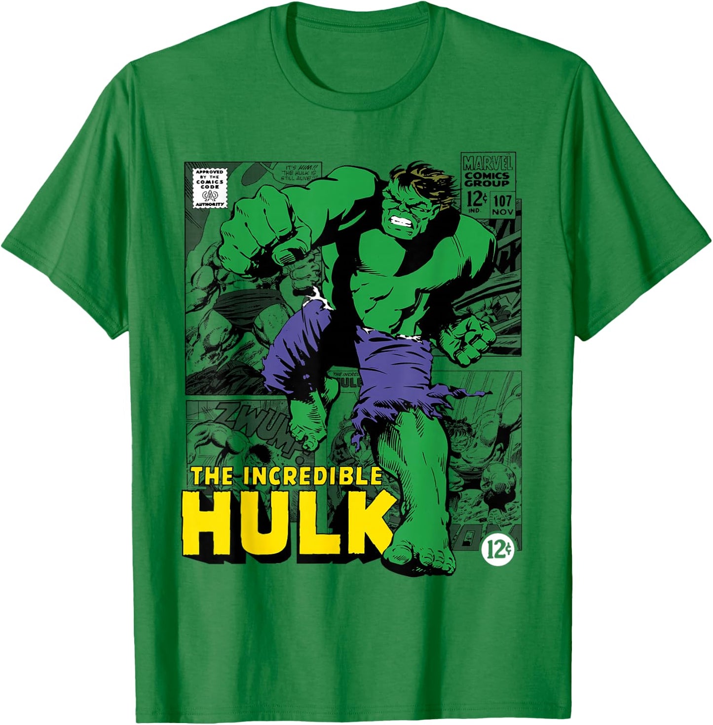 Marvel Hulk The Incredible Hulk , gray T-Shirt - T-Shirt | Irish Green