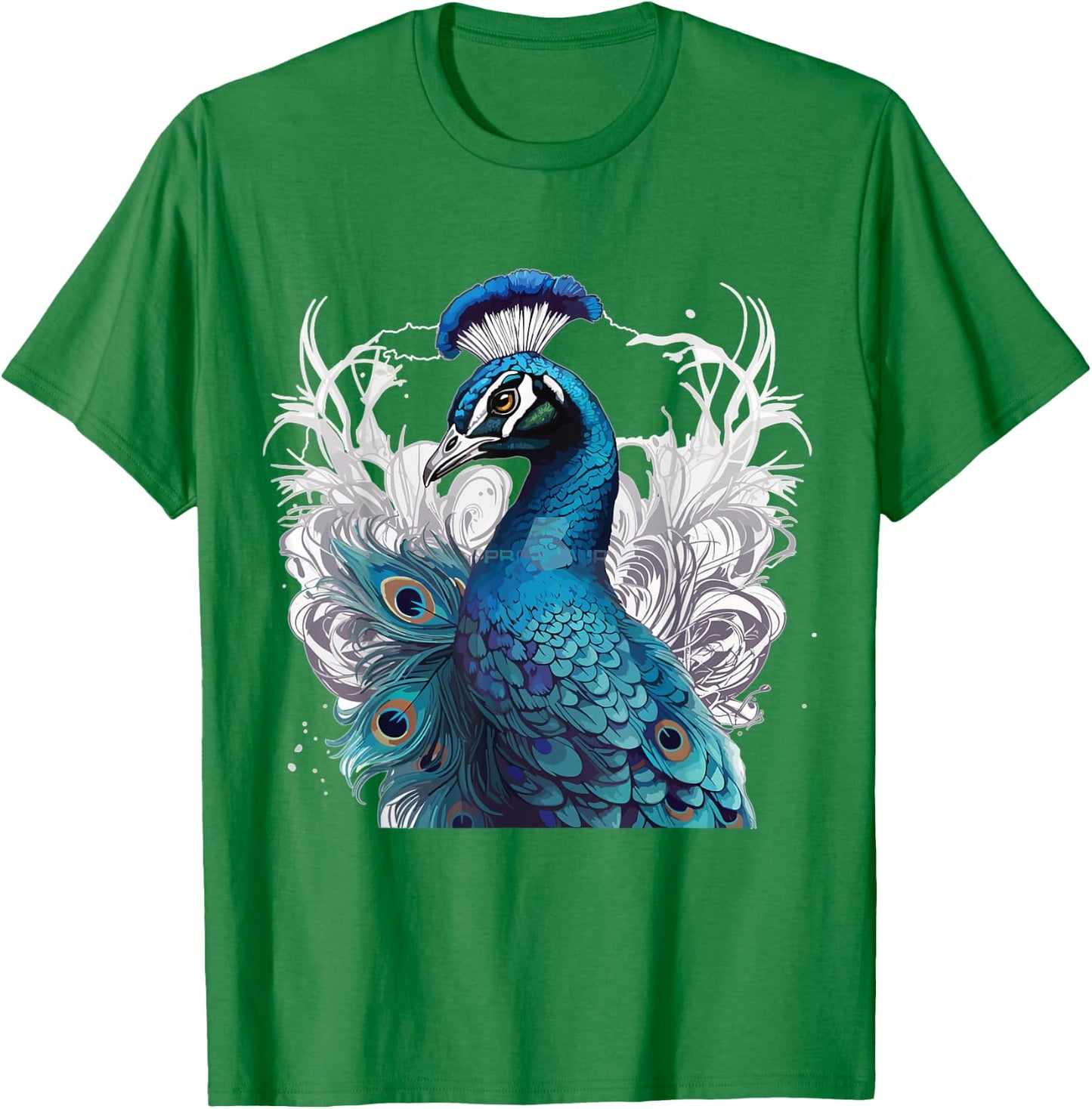 Peacock Feather Peahen Bird Animal Peacocks Lover T-Shirt - T-Shirt | Irish Green