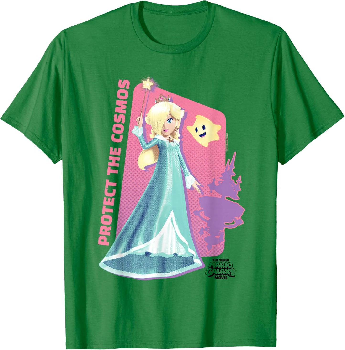 The Super Mario Galaxy Movie Rosalina Cosmos Wand T-Shirt - T-Shirt | Irish Green