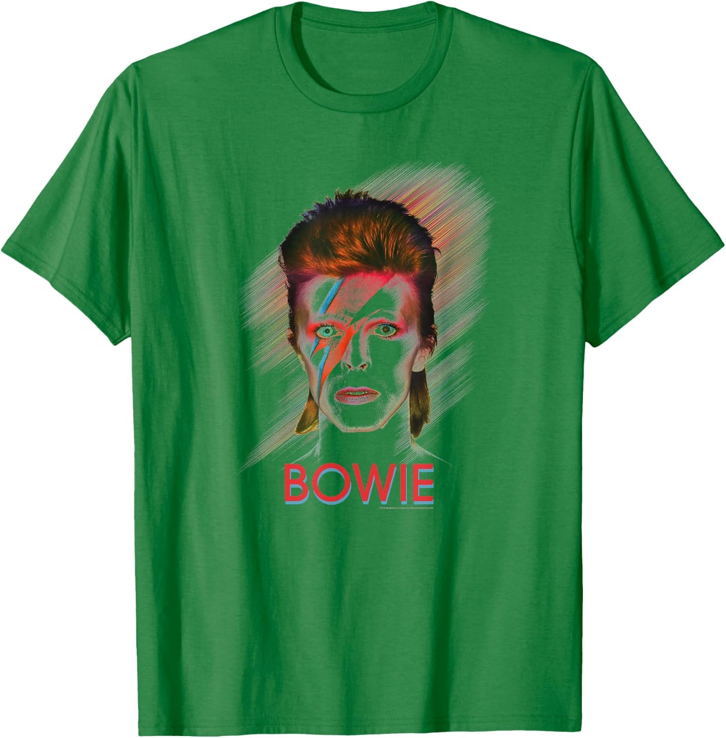 David Bowie - Blur Bowie , white, S T-Shirt - T-Shirt | Irish Green