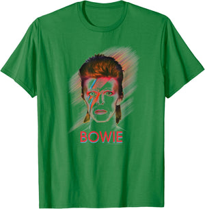David Bowie - Blur Bowie , white, S T-Shirt - T-Shirt | Irish Green