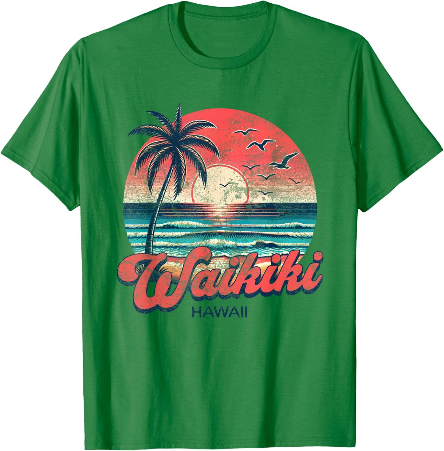Waikiki T-Shirt - T-Shirt | Irish Green
