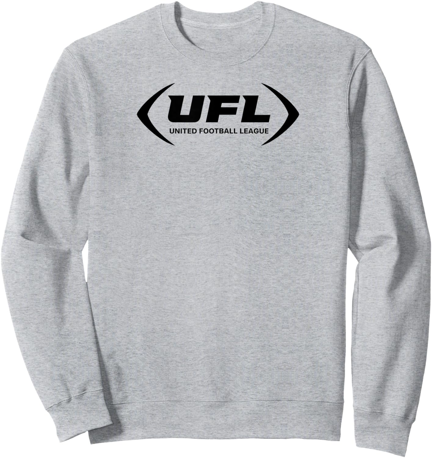 UFL Logo (Gray) - United Football League Sweatshirt - Sweatshirt | Ash