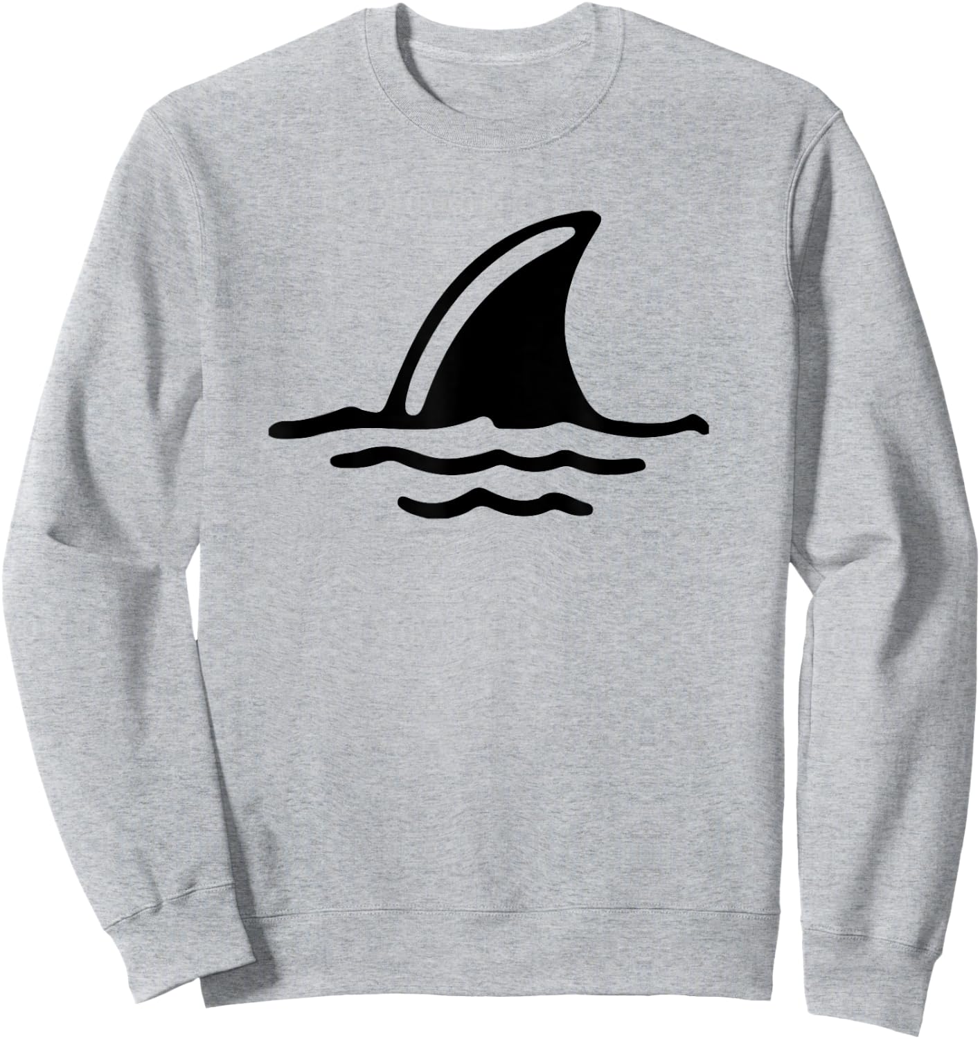 Cool Shark Fin - For Kids Shark Sweatshirt - Sweatshirt | Ash