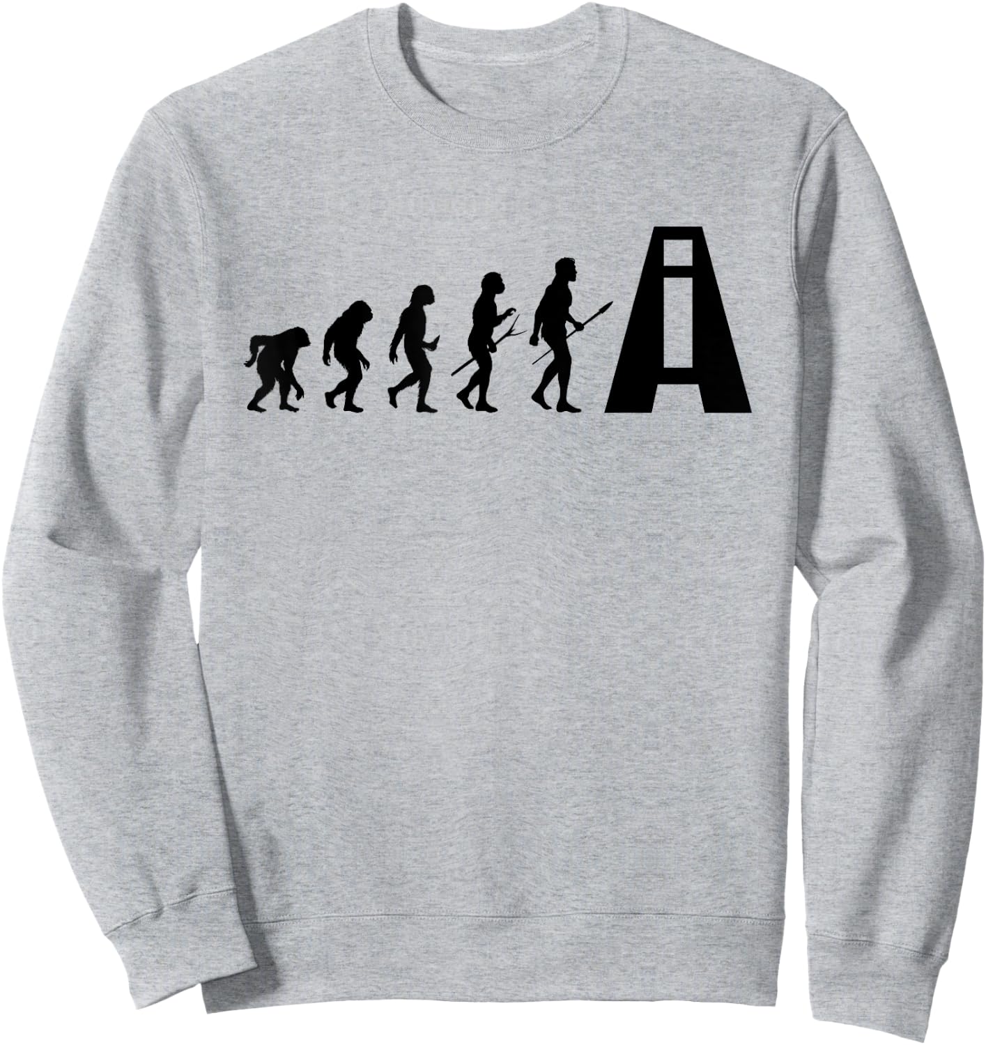 Artificial Intelligence Evolution Artificial Intelligence Sweatshirt - Sweatshirt | Ash