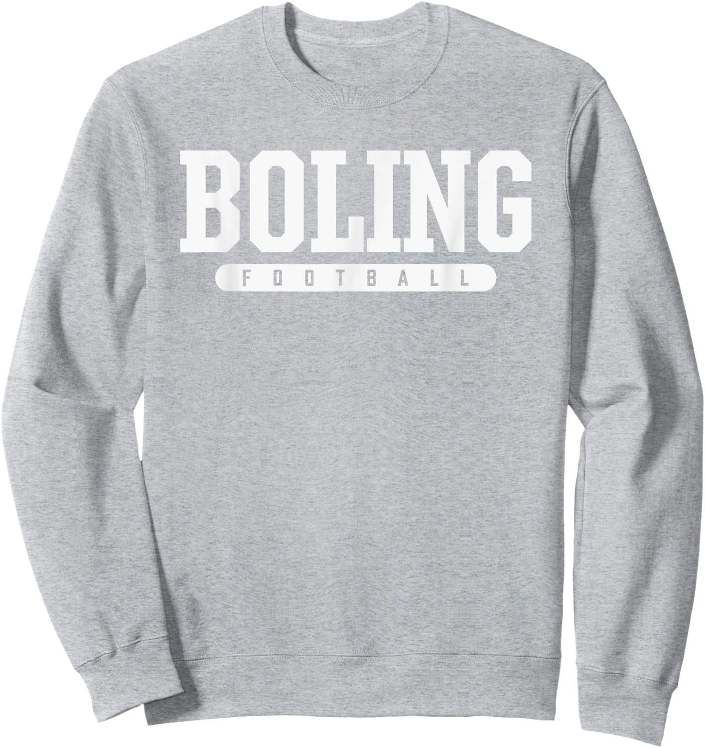 Boling High School Football Sweatshirt - Sweatshirt | Ash
