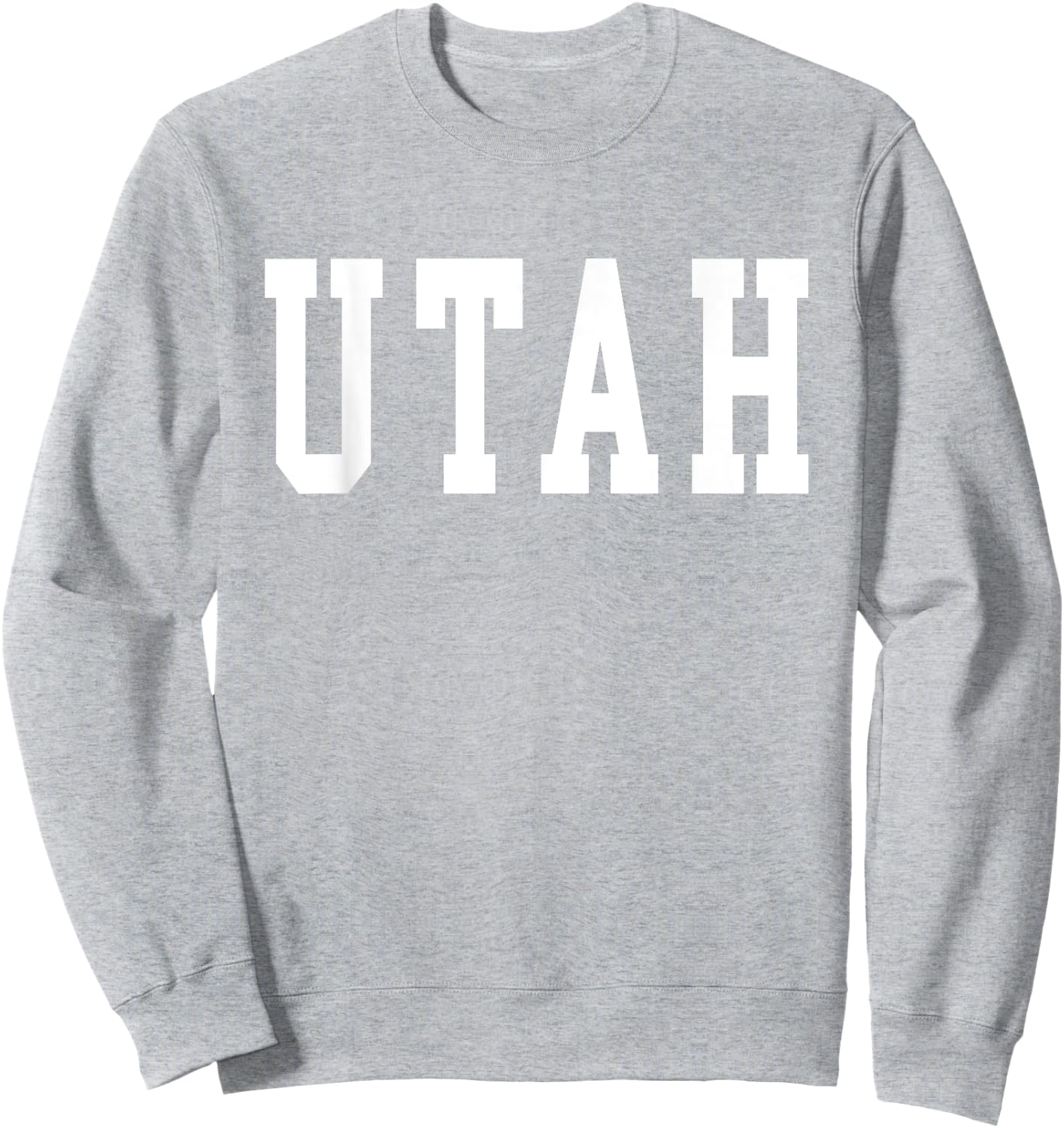 Vintage Utah Men Utah Women Retro UT Red Utah State Gift Sweatshirt - Sweatshirt | Ash