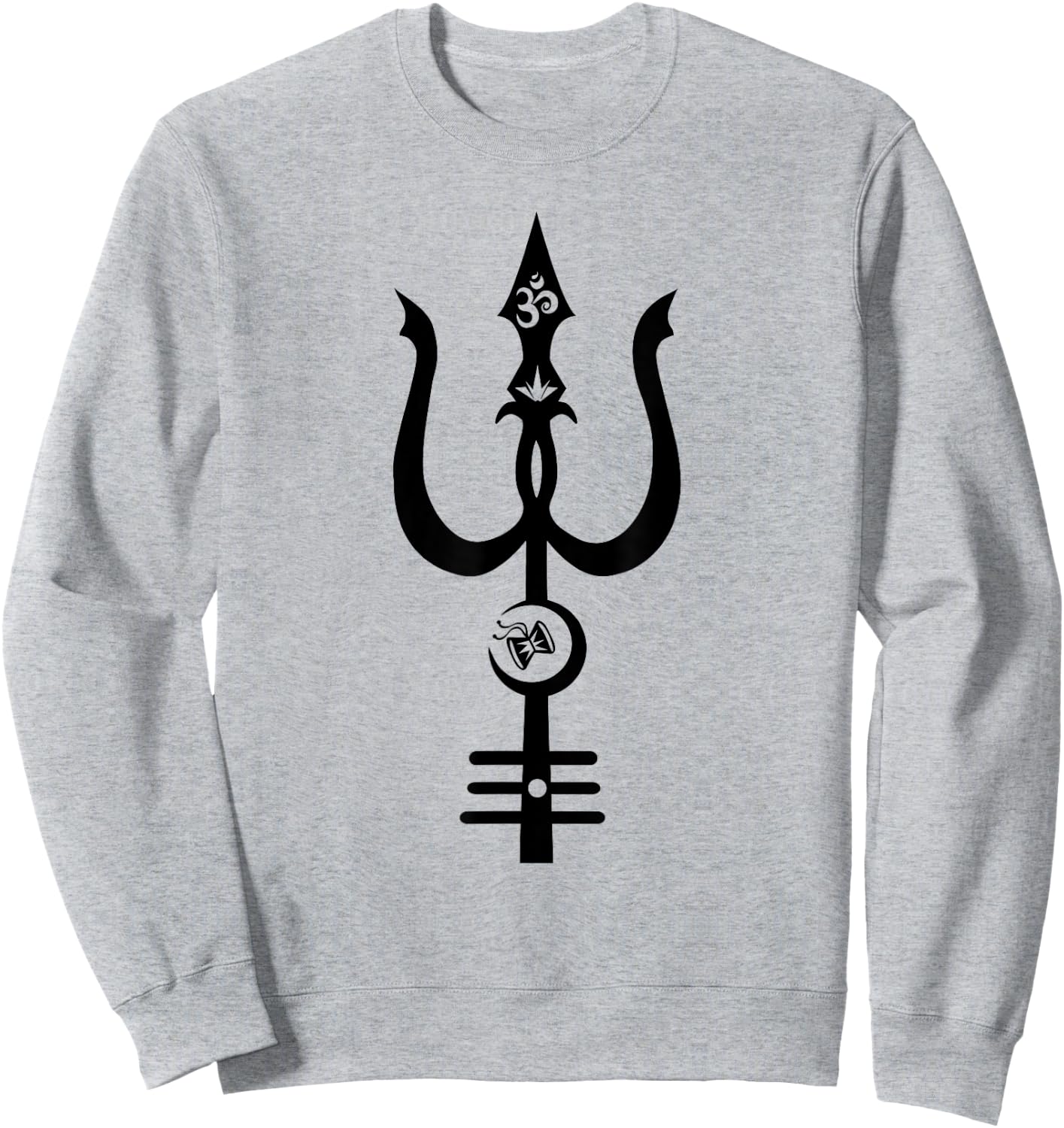 Kundalini Shiva's Trident Design - Awesome Gifts Sweatshirt - Sweatshirt | Ash