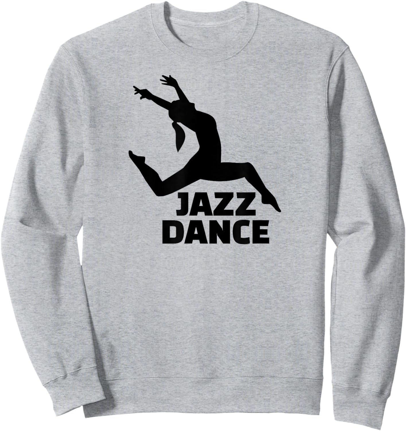 Jazz Dance – Leaping Dancer Sweatshirt - Sweatshirt | Ash