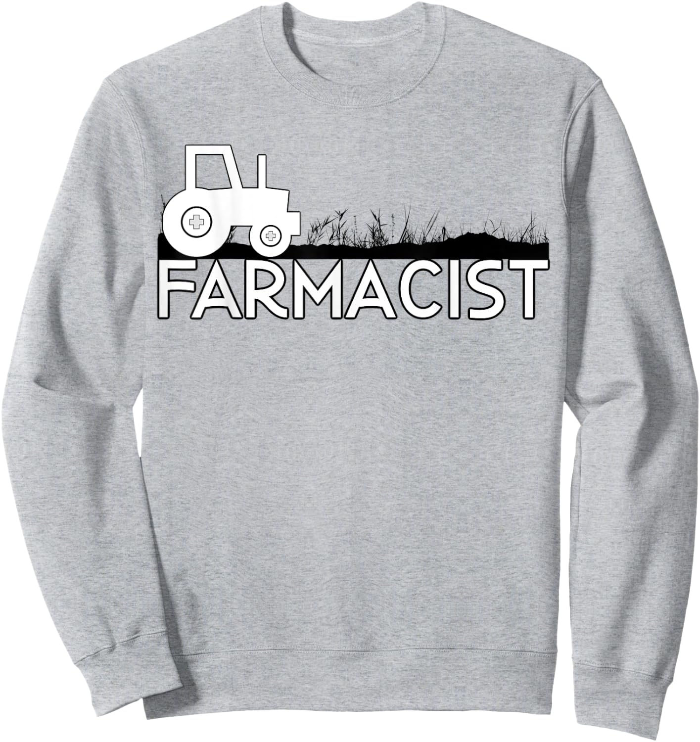 Farmacist cultivating god's apothecary - Unique Farmer Gift Sweatshirt - Sweatshirt | Ash