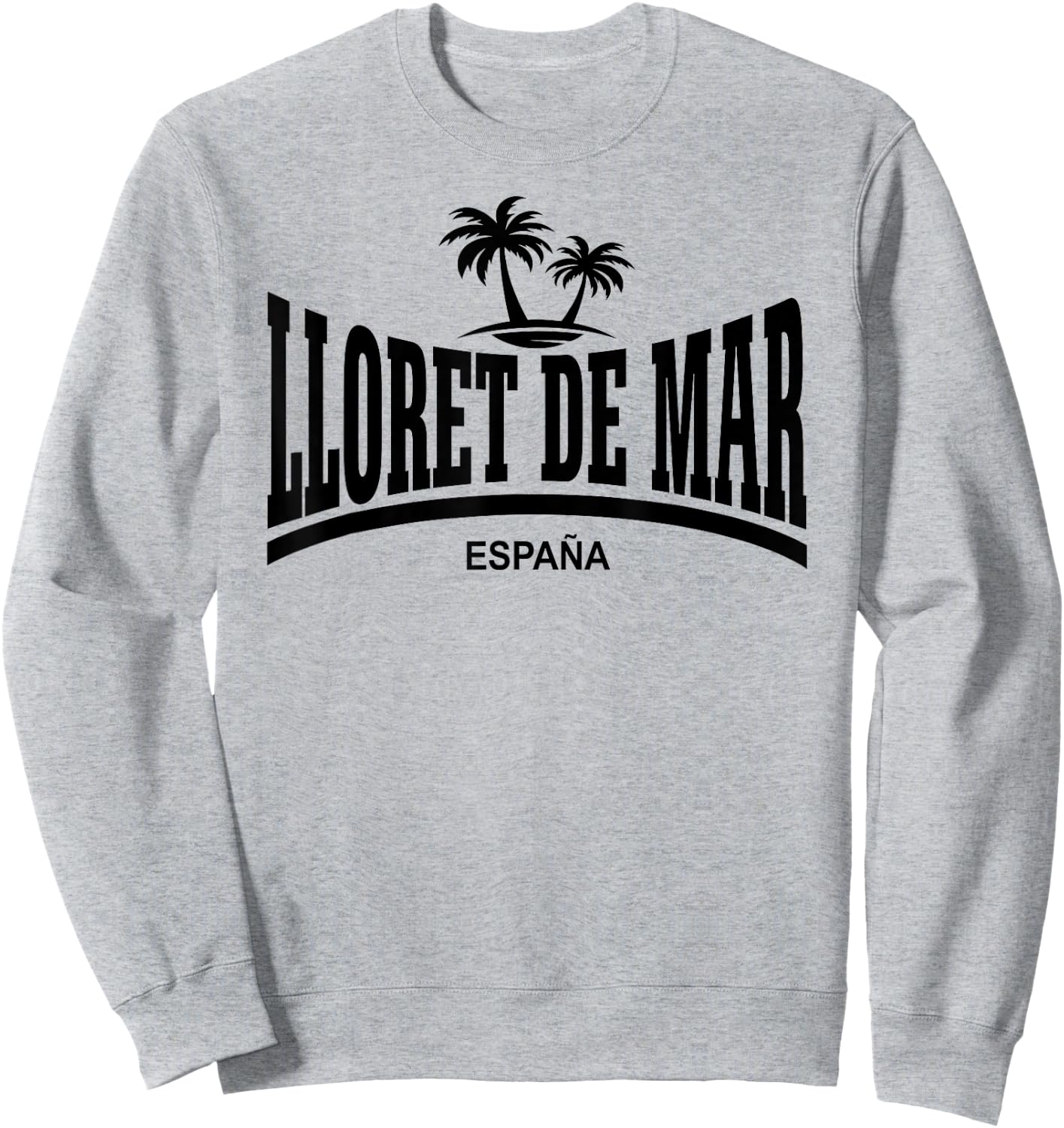 Lloret De Mar - Espana + Palmiers Sweatshirt - Sweatshirt | Ash