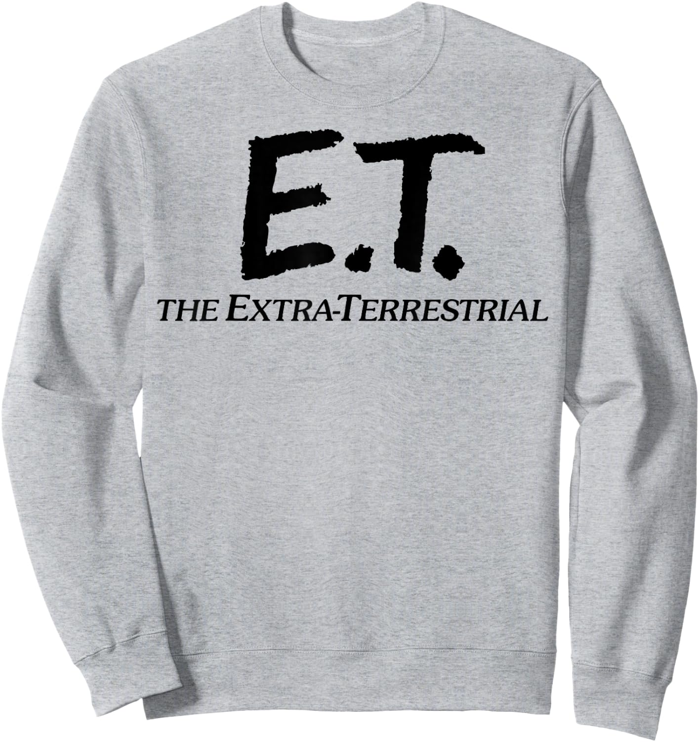 Alien Movie Logo E.T. Simple , grey, S Sweatshirt - Sweatshirt | Ash
