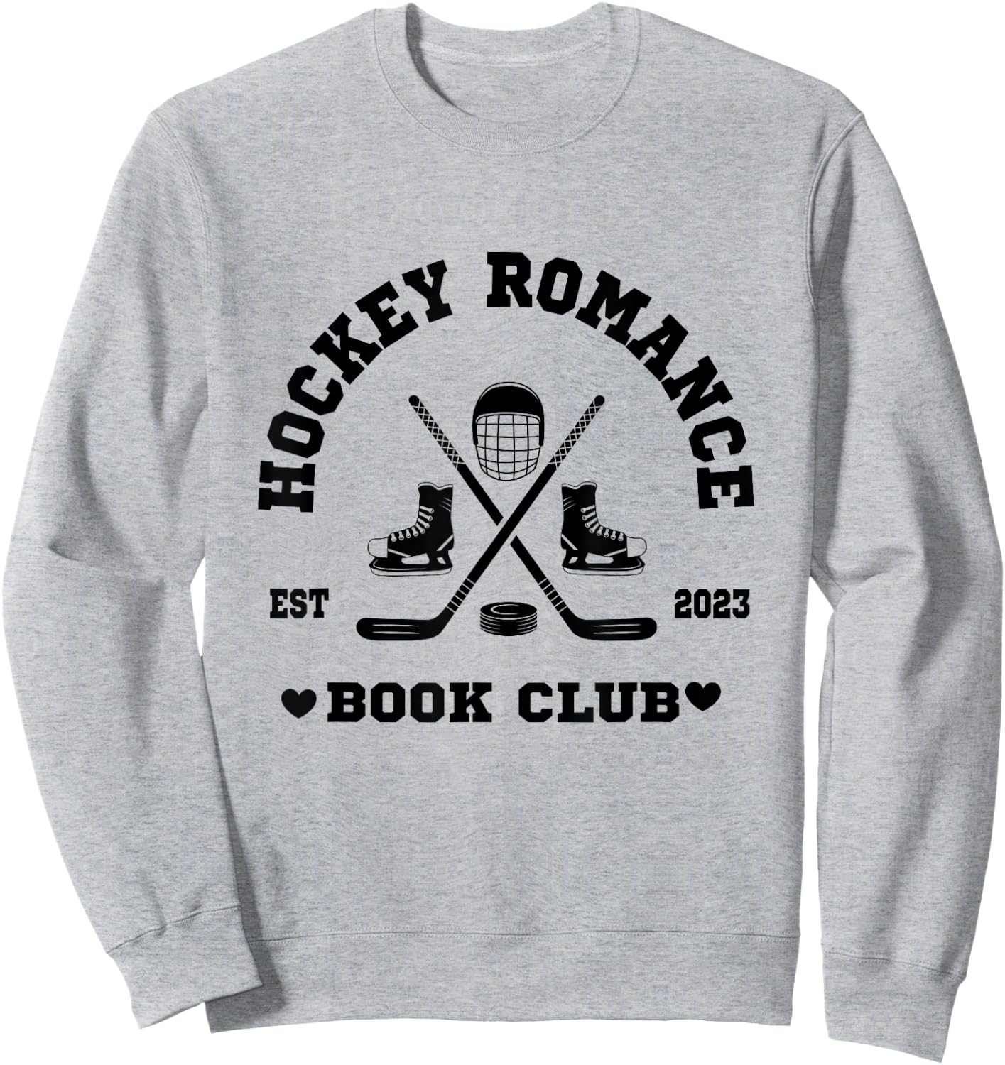 Hockey Romance Book Club Sweatshirt - Sweatshirt | Ash