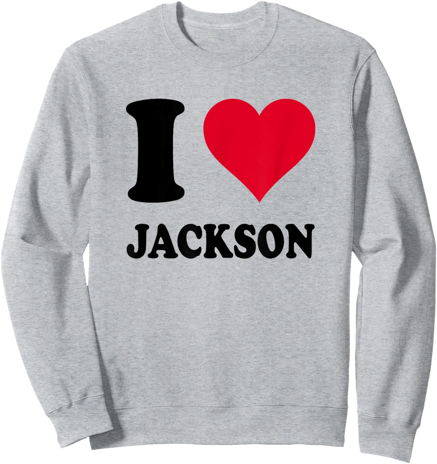 I Love Jackson , white, S Sweatshirt - Sweatshirt | Ash