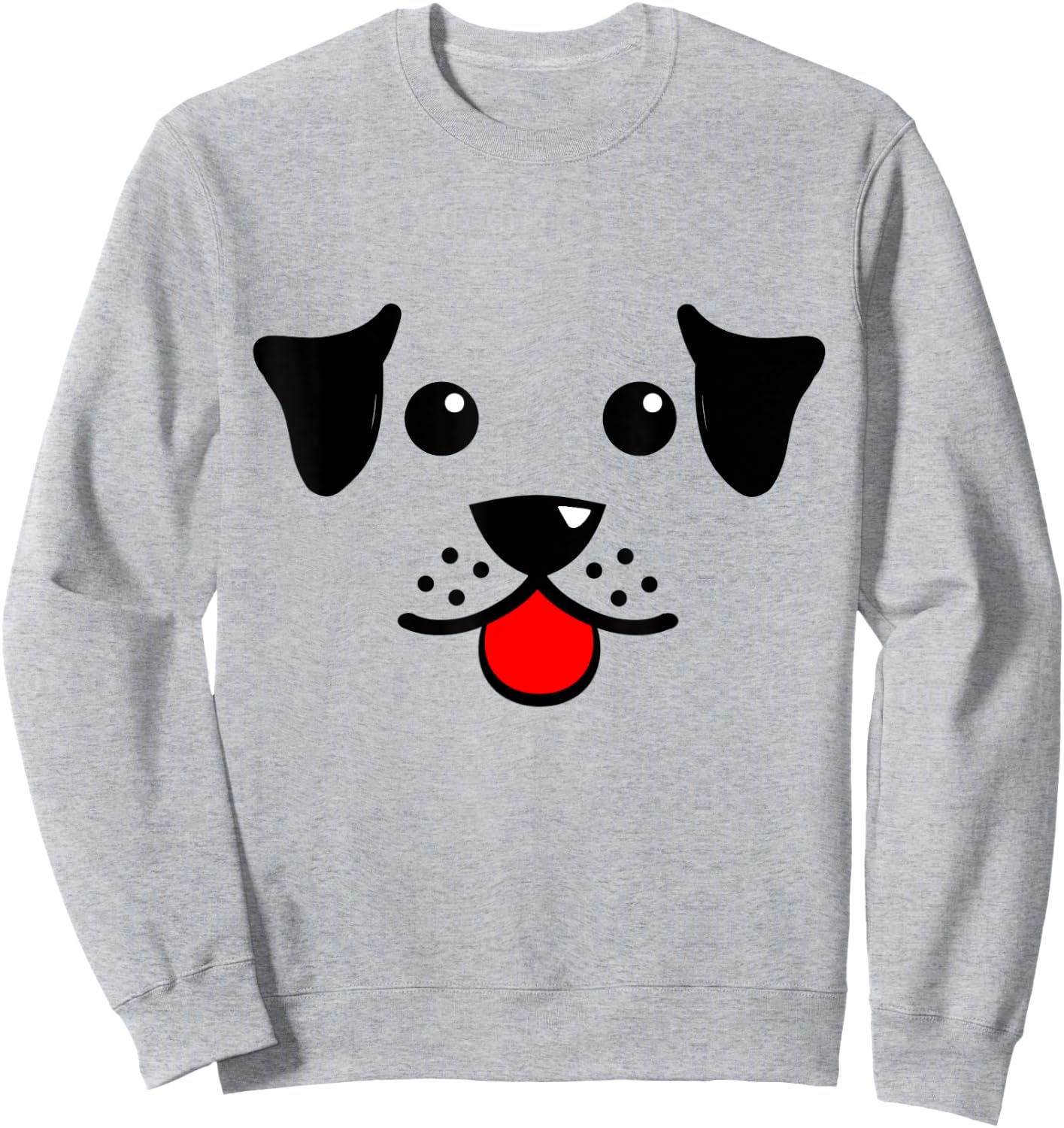 Cute Puppy Dog Face For Dog And Puppy Lovers Men Women Kids Sweatshirt - Sweatshirt | Ash