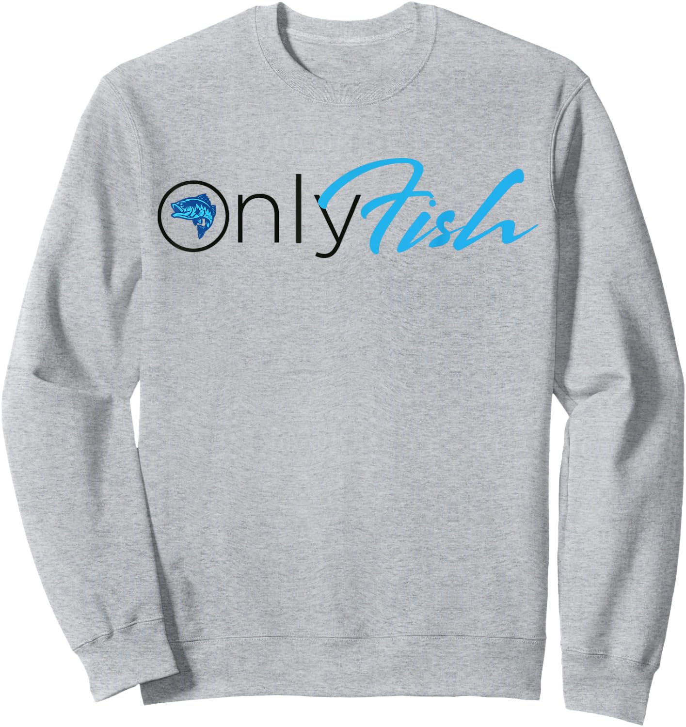 Onlyfish fishing Sweatshirt - Sweatshirt | Ash