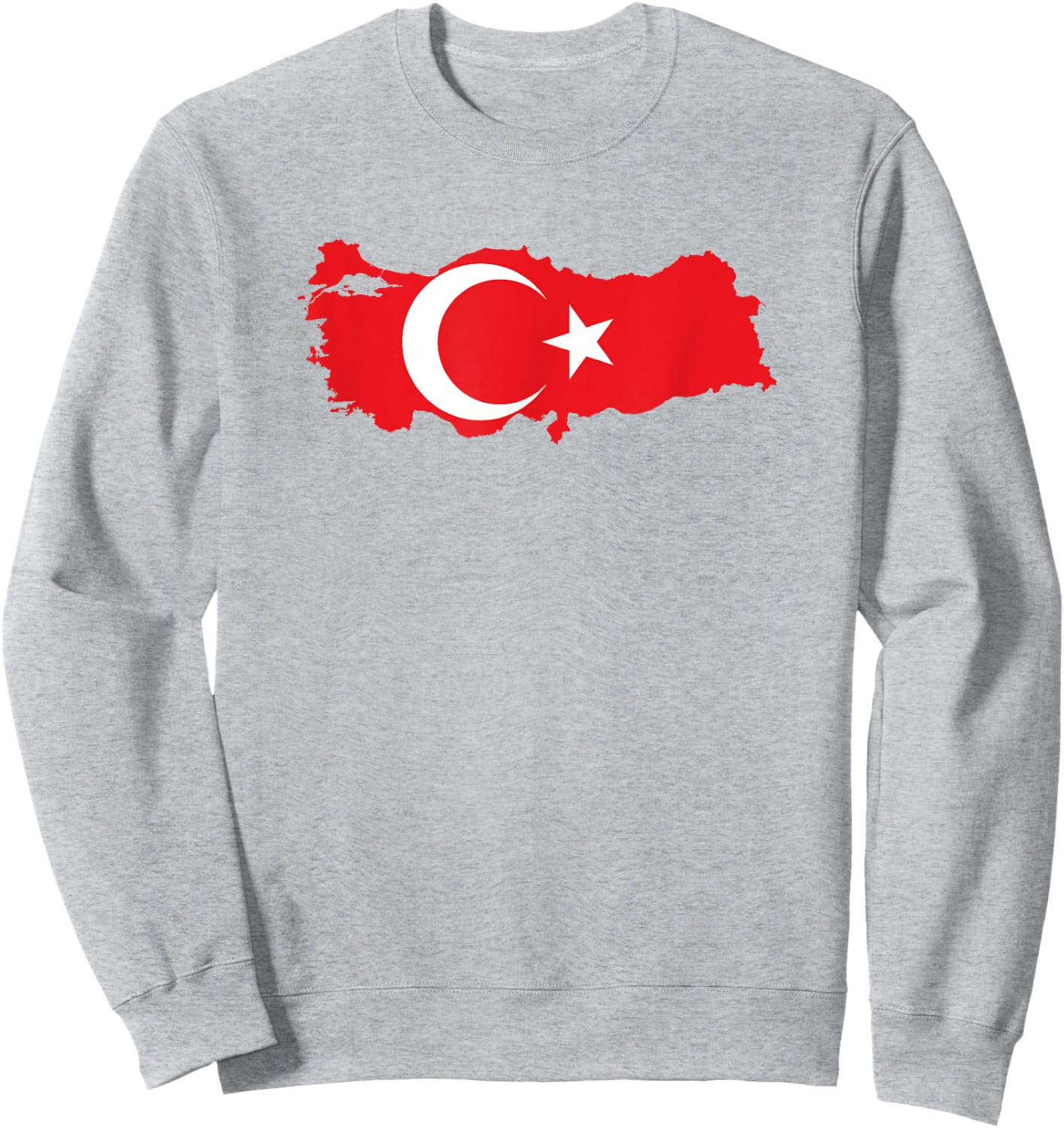 Türkei Türkei Flagge Sweatshirt - Sweatshirt | Ash