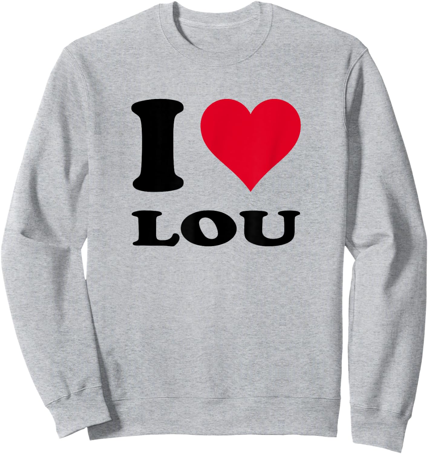 I Love Lou , white, S Sweatshirt - Sweatshirt | Ash