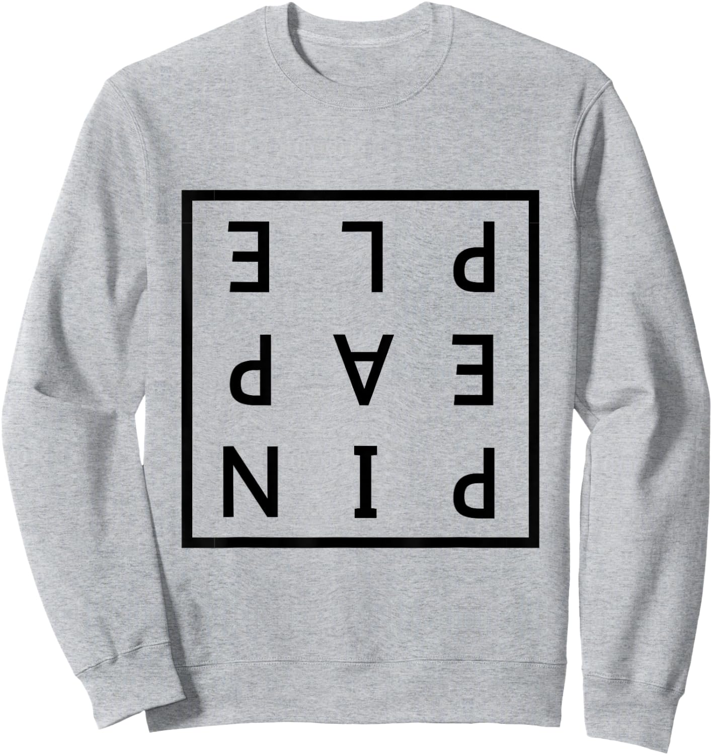 Upside Down Pineapple Swinger Lifestyle Naughty Adult Humor Sweatshirt - Sweatshirt | Ash