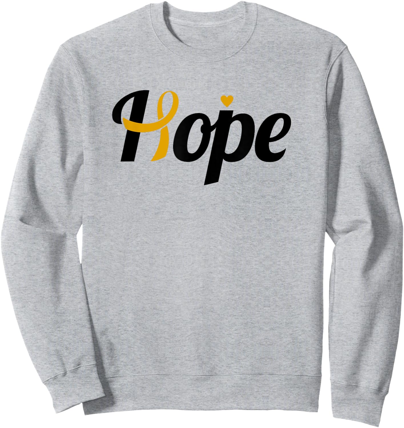 Hope - Childhood Cancer Support Shirt For Childhood Cancer Sweatshirt - Sweatshirt | Ash