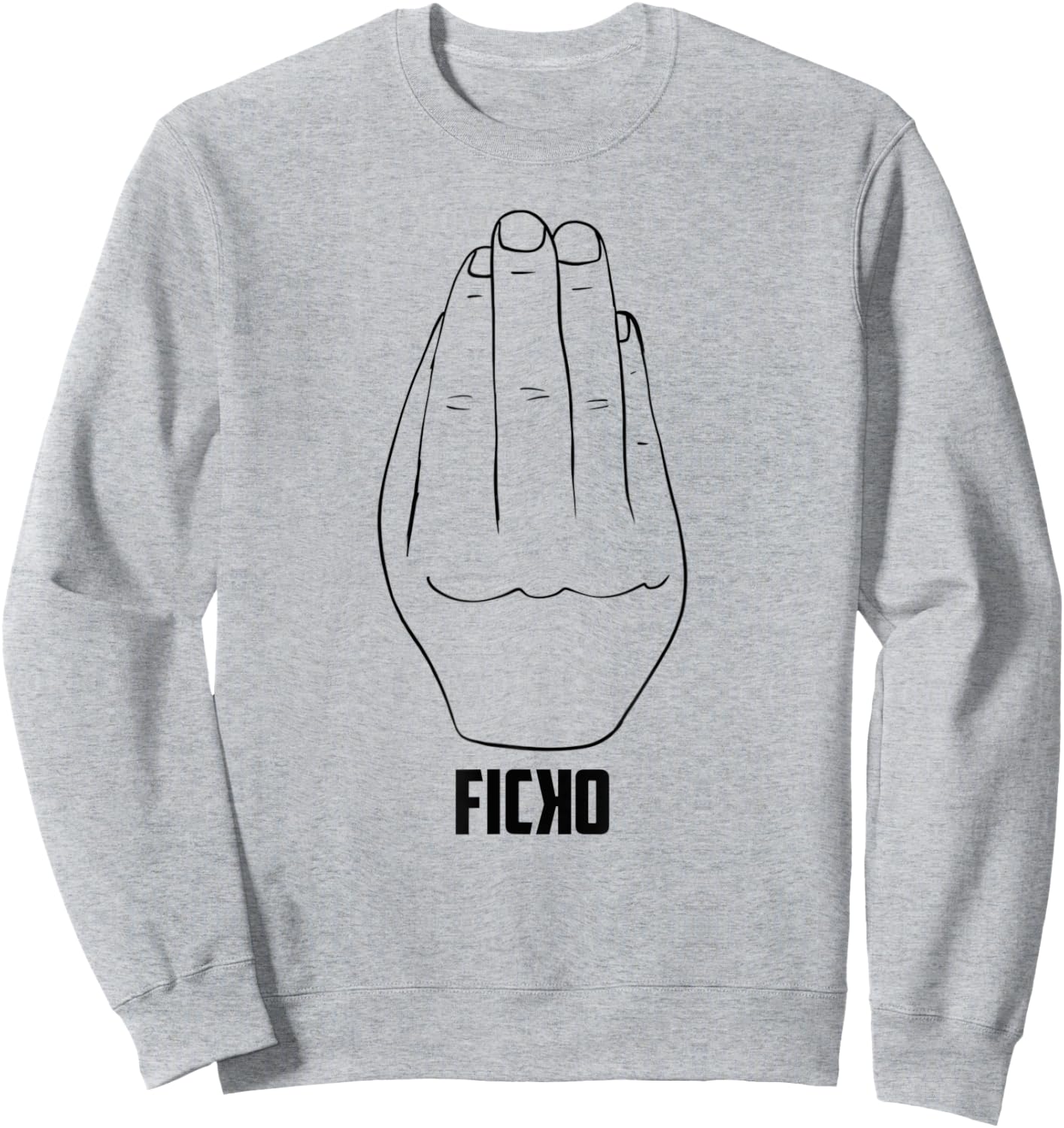Ficko Sweatshirt - Sweatshirt | Ash