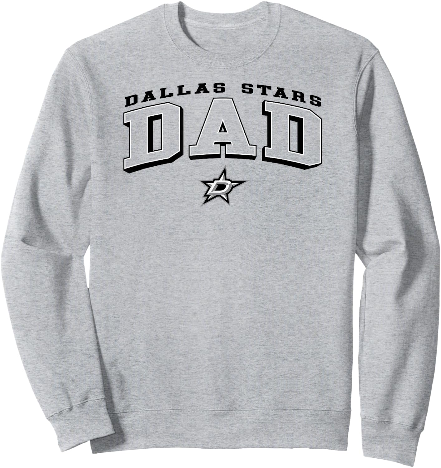 Dallas Stars Dad Arch Green NHL Officially Licensed Sweatshirt - Sweatshirt | Ash