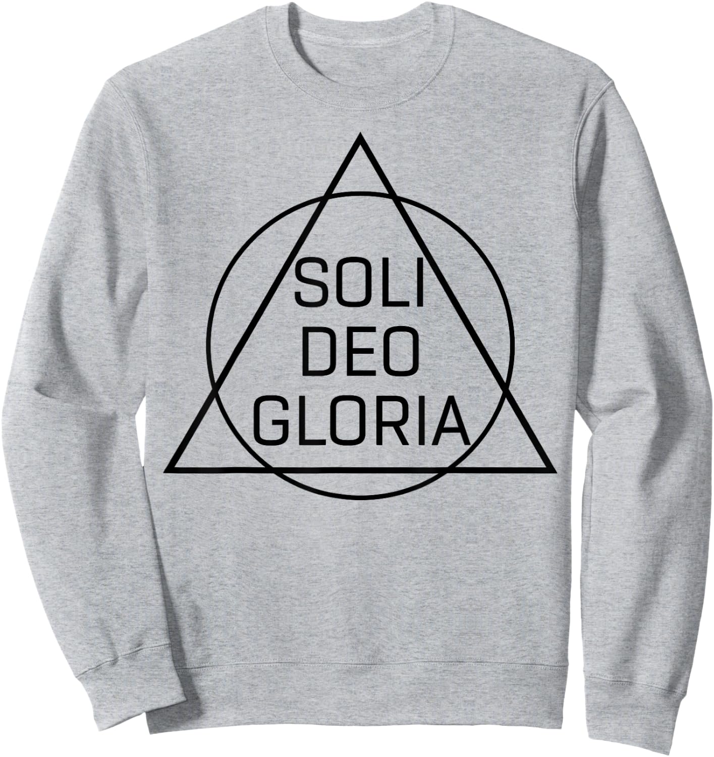 Soli Deo Gloria - Five Solas - Reformed Theology Gift Sweatshirt - Sweatshirt | Ash