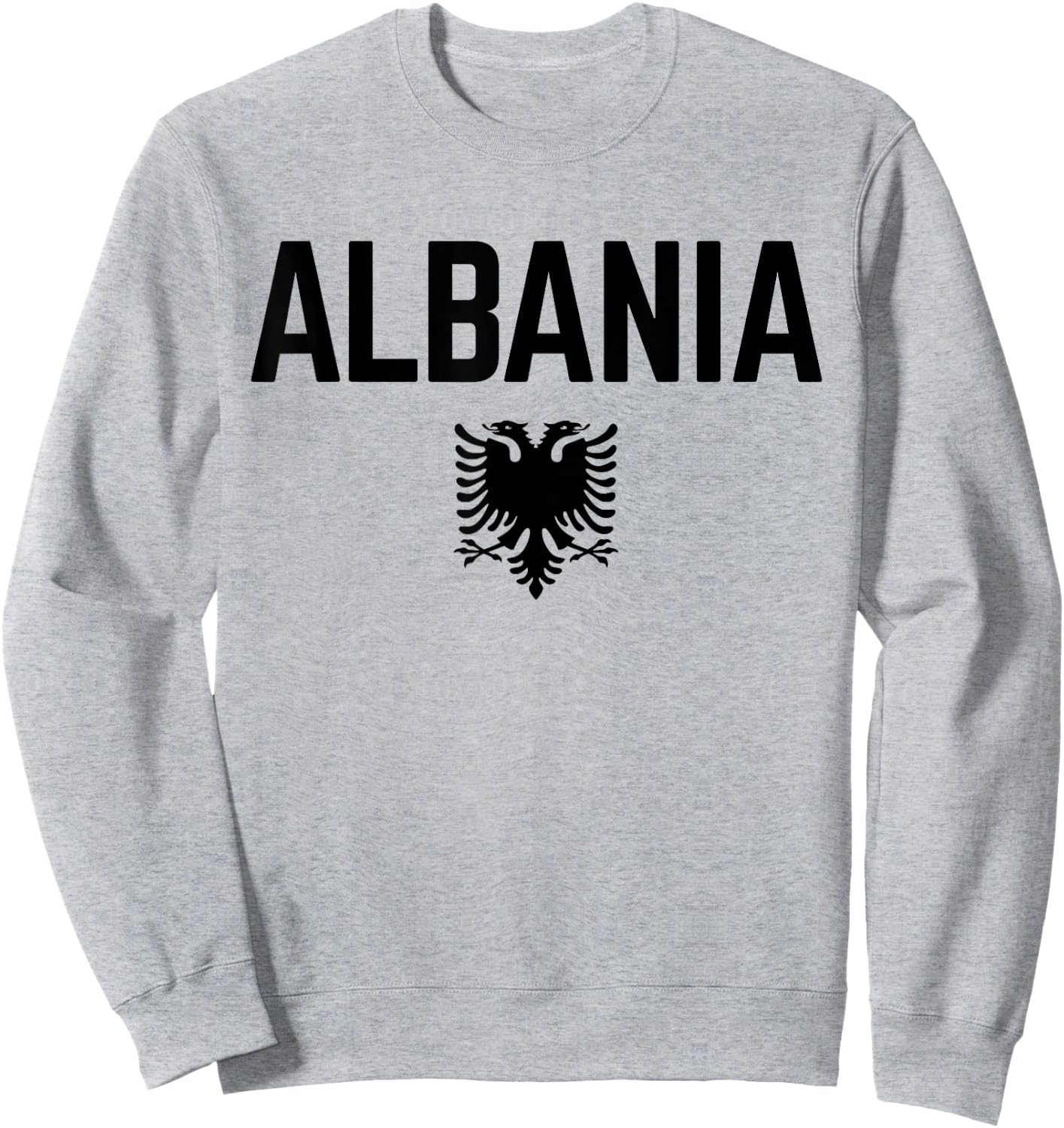 ALBANIA Flag | Men Women Kids ALBANIA , Red, S Sweatshirt - Sweatshirt | Ash