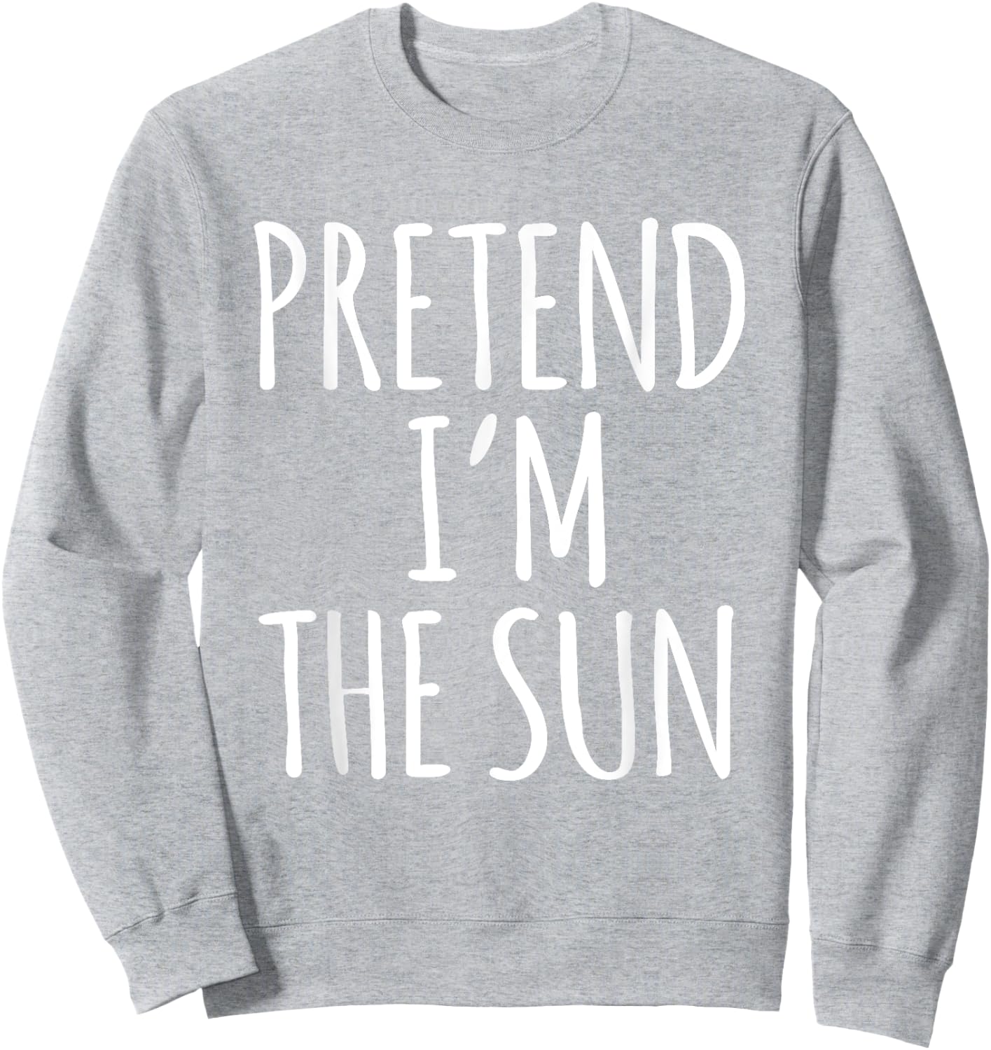 Lazy Funny Halloween Costume Shirt - Sun Solar System Space Sweatshirt - Sweatshirt | Ash